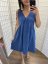 "Aura" dress MUM AND DAUGHTER - Royal blue - Size: XS/S
