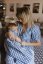 "Tartana" dress - MOTHER AND DAUGHTER - blue