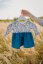 "Bohemia" dress - MOM and DAUGHTER  - Blue mini flowers