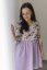 "Bohemia" dress - MOM and DAUGHTER - LILA flowers - Size: M