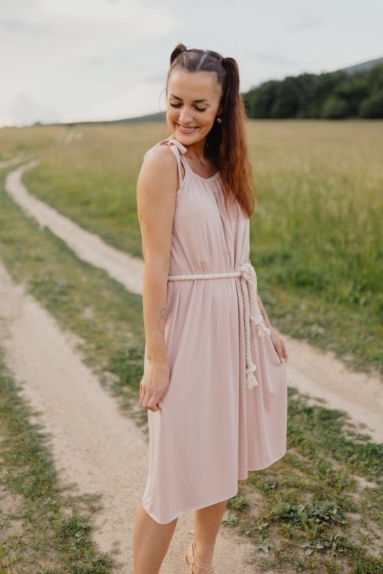 Bamboo dress - old pink
