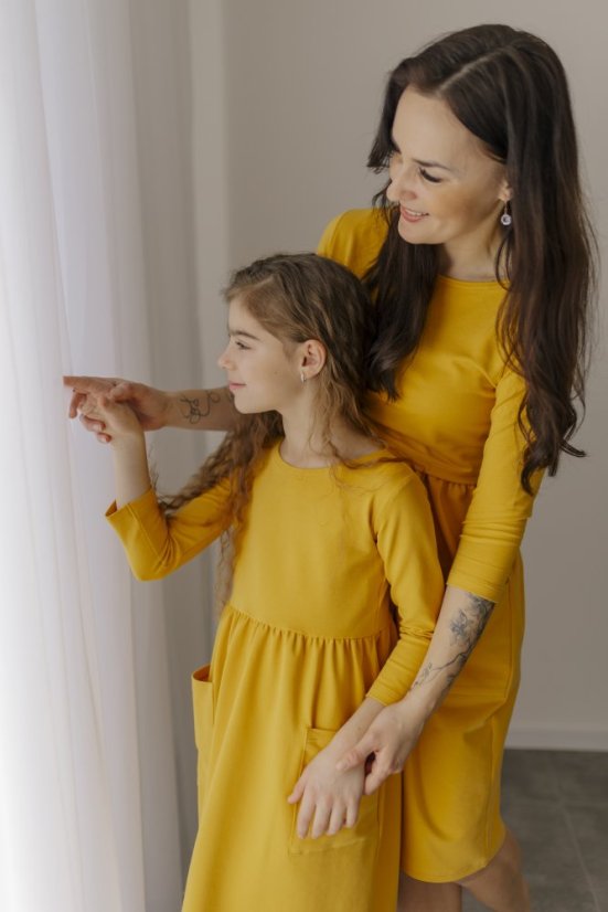 MATCHY Midi nursing dress - Mango - Size: M