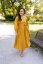 "Boho Breeze" dress - Mustard - Size: 3XL/4XL