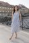 "Aurela" dress - strips - Size: Custom size