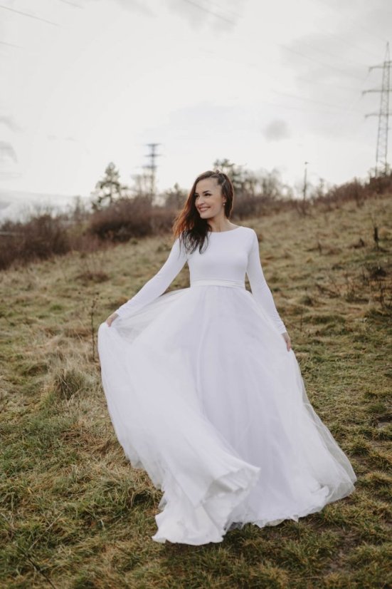 Maternity wedding dress – Tamie