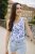 Tank top – blue flowers