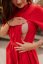 Ačkové oversize šaty MÁMA a DCERA – Červená - Velikost: M/L, Varianta: Nekojo - Klasické, Velikost dětské oblečení: 68-74