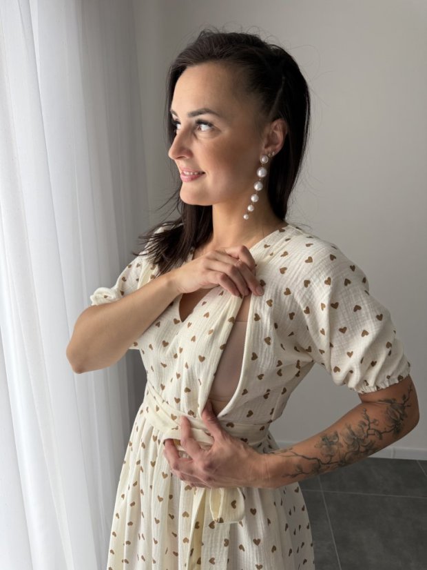 "Boho Breeze" dress - hearts