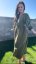 "Boho Breeze" dress - army green