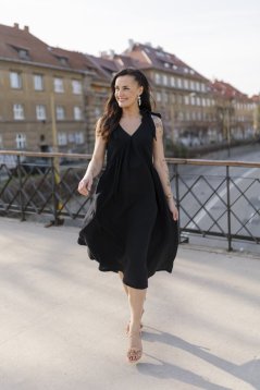 Šaty "Aura" - Černé
