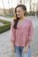 Muslin blouse "Boho Breeze" - old pink - Size: XS/S
