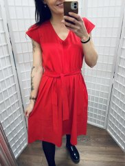 Knitted dress "Valencia" - red