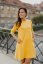 Oversize A-line dress with 3/4 sleeves - various colors