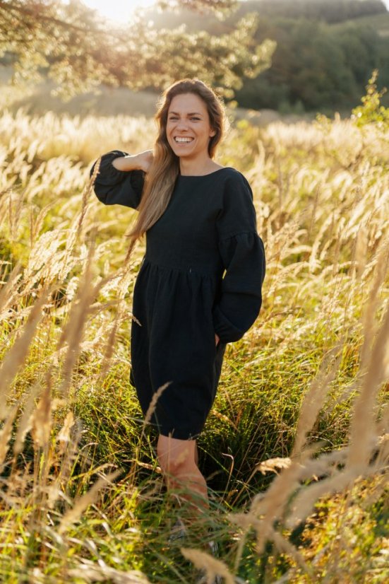 Šaty "Maison Linen" - MÁMA A DCERA – Různé barvy - Velikost: XL/2XL