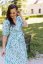 "Boho Breeze" dress MUM AND DAUGHTER - mint leaves - Size: XS/S