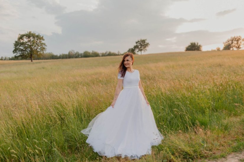 Maternity wedding dress – Tamie
