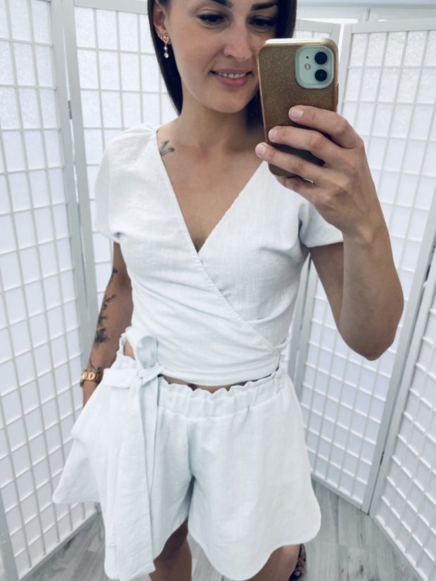 Linen short set - Various colors