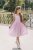 Girls' linen dress "Aurela romantic" - different colors