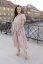 "Boho Breeze" breastfeeding dress - beige - Size: M/L