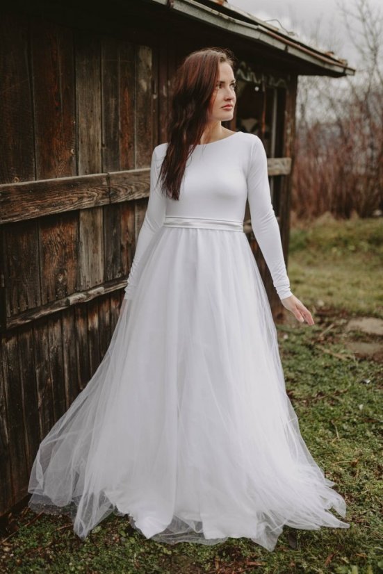 Maternity wedding dress – Tamie