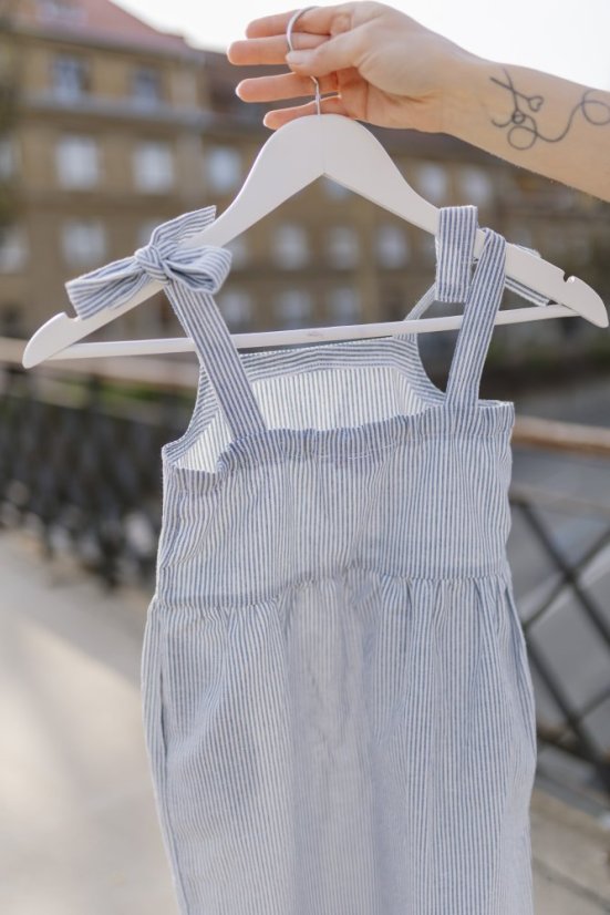 "Aurela" dress MUM AND DAUGHTER - strips - Size: 3XL/4XL
