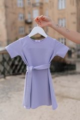 Dívčí šaty "Luna" basic - Lila