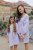 Dress "Maison Waffle" - MOM AND DAUGHTER - lila