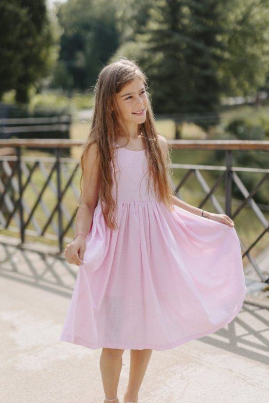 Linen "Aura" dress MUM AND DAUGHTER - different colors - Size: M/L