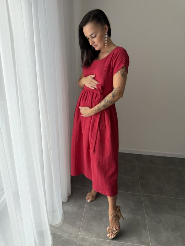 Maxi BOHO muslin dress - MOM AND DAUGHTER - various colors and patterns - Size: XL/2XL