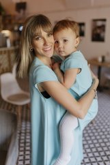 Elegant dress - MOM AND DAUGHTER - Pale blue