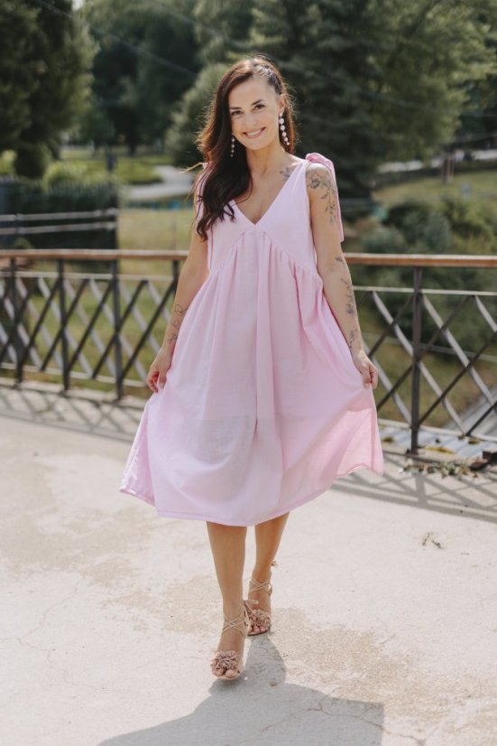 Linen "Aura" dress - different colors - Size: XS/S