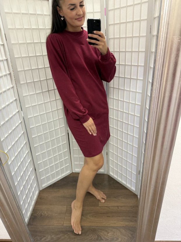 Turtleneck nursing dress - various colors - Size: XS/S