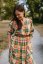 "Boho Flanel" dress -  Autumn Tartan 🍂