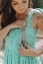 "Aurela romantic" dress MUM AND DAUGHTER - turquoise