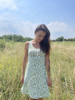 Úpletové tílkové šaty - NEKOJO - Jabĺčka