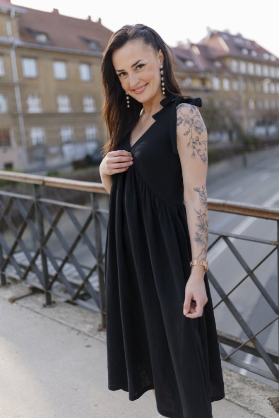 "Aura" dress - black - Size: XXS