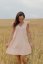 Knitted dress "Valencia" - Peach