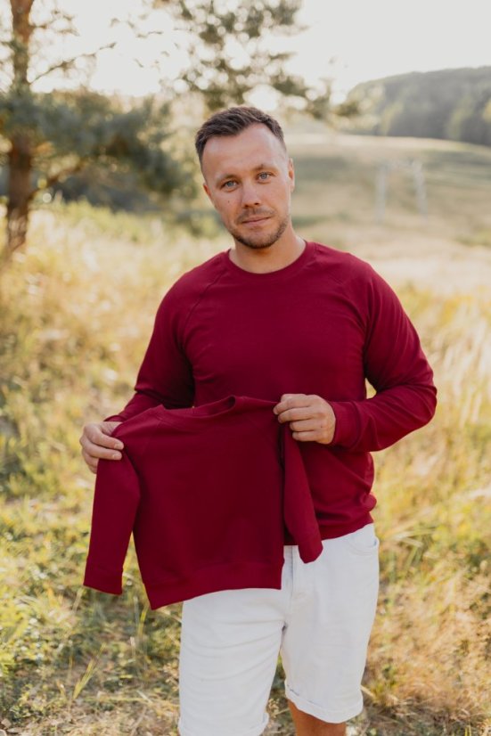 FATHER AND MINI - sweatshirt/sweater - burgundy - Size: M