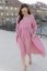 "Boho Breeze" dress - dark old pink - Size: XL/2XL