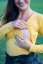 Breastfeeding T-shirt - Bamboo - horčicové - Size: S, Length of the sleeve: 3/4 - below the elbow