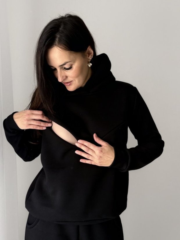 Kojicí mikina s kapucí – různé barvy - Velikost: XL/2XL