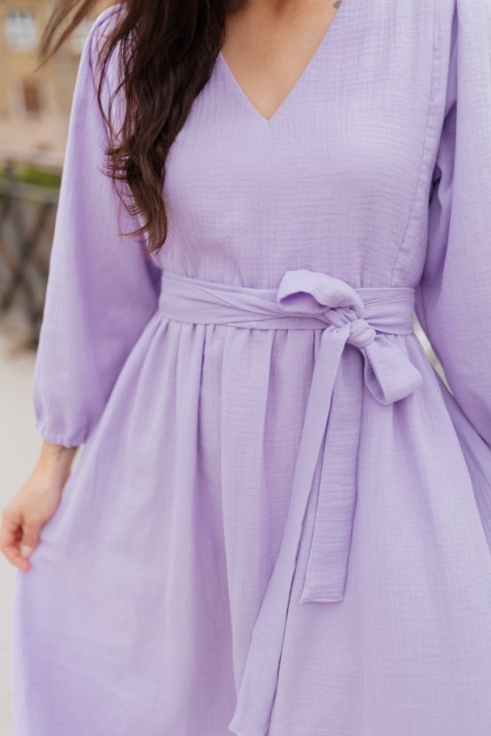 "Boho Breeze" dress MUM AND DAUGHTER - lila