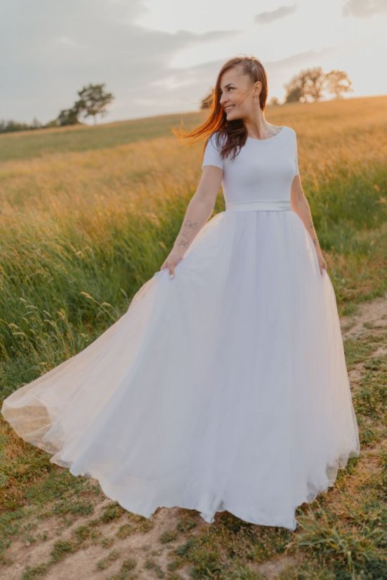 Maternity wedding dress – Tamie