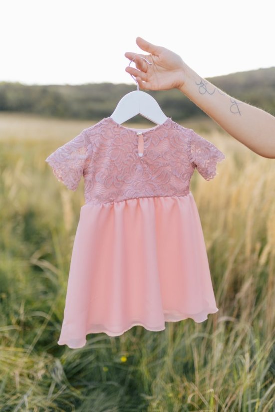 Formal dress - MOM AND DAUGHTER - Old pink - Size: S