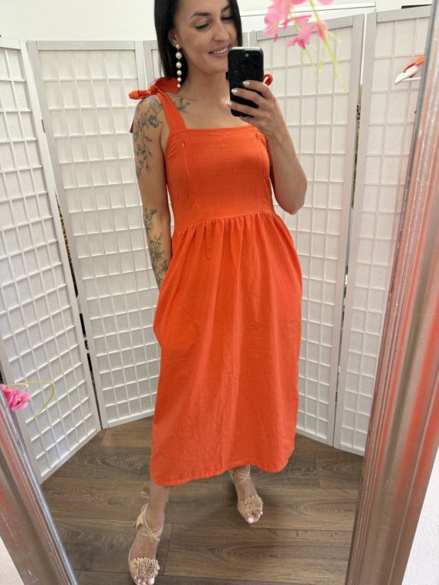 Lněné "Aurela" MAMA A DCERA - různé barvy - Velikost: 4XL
