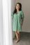 Breastfeeding "Tartana" dress - MOTHER AND DAUGHTER - green