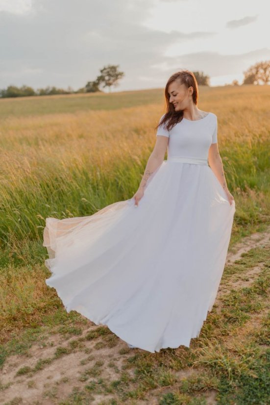 Maternity wedding dress – Tamie