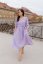 "Boho Breeze" dress MUM AND DAUGHTER - lila