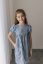 Breastfeeding "Tartana" dress - MOTHER AND DAUGHTER - blue