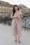 "Boho Breeze" breastfeeding dress - beige - Size: M/L